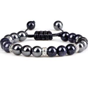 Magnetic Bracelet,Gemstone Beads,Hematite Bracelet,Magnetic and Stone Bracelet